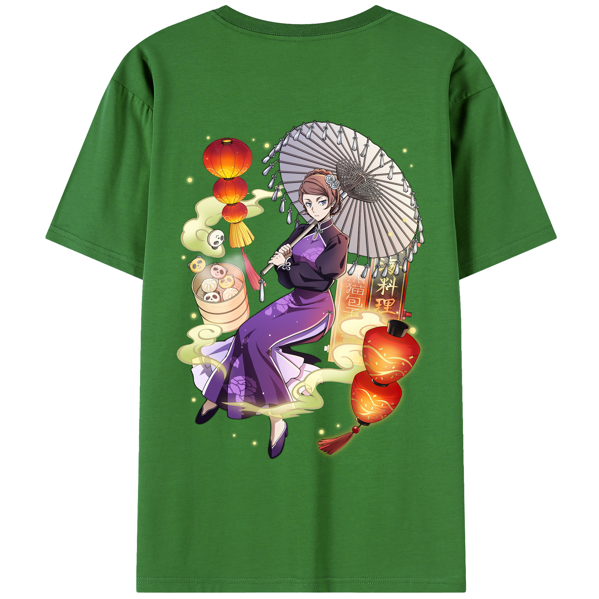 （画像用） 文豪ストレイドッグス Bungo Stray Dogs レディース半袖Tシャツ(バックプリント)